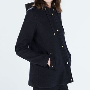 Zara Hooded Short Coat